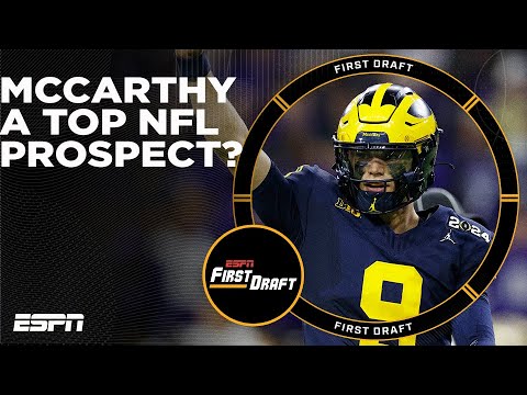 Is J.j. Mccarthy A 1st Round Quarterback? | First Draft