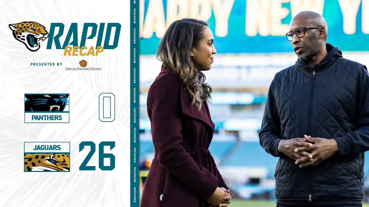 Jaguars Eliminate Turnovers In Much Needed Week 17 Win | Rapid Recap | Panthers (0) Vs. Jaguars (26) | Jags News