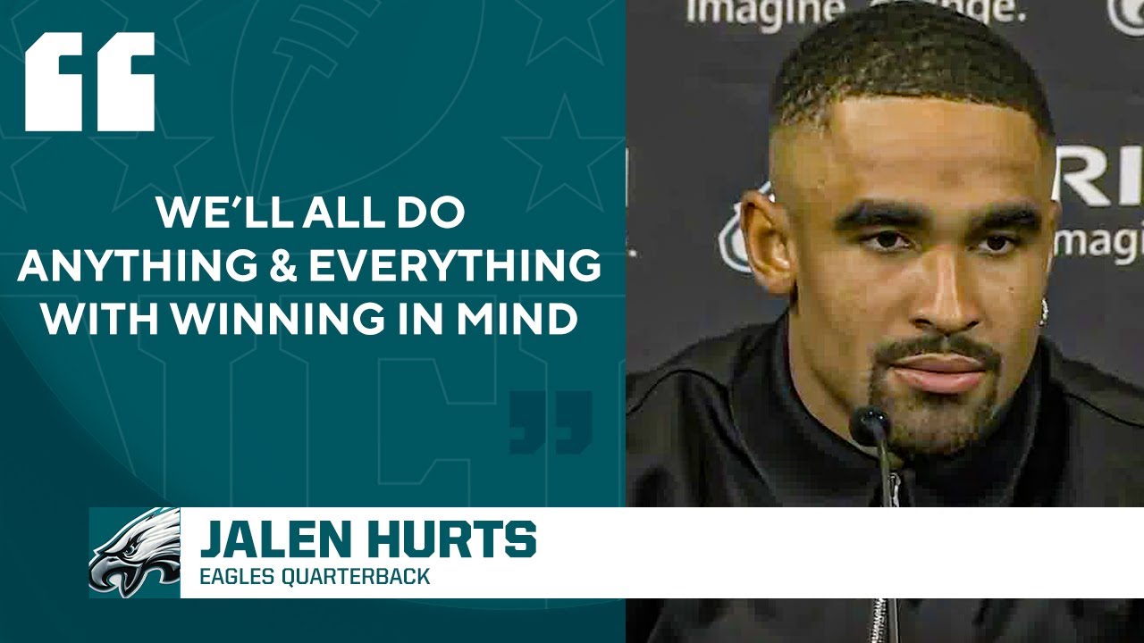 Jalen Hurts Speaks On Sideline Moment With Aj Brown + Praises D’andre Swift | Cbs Sports