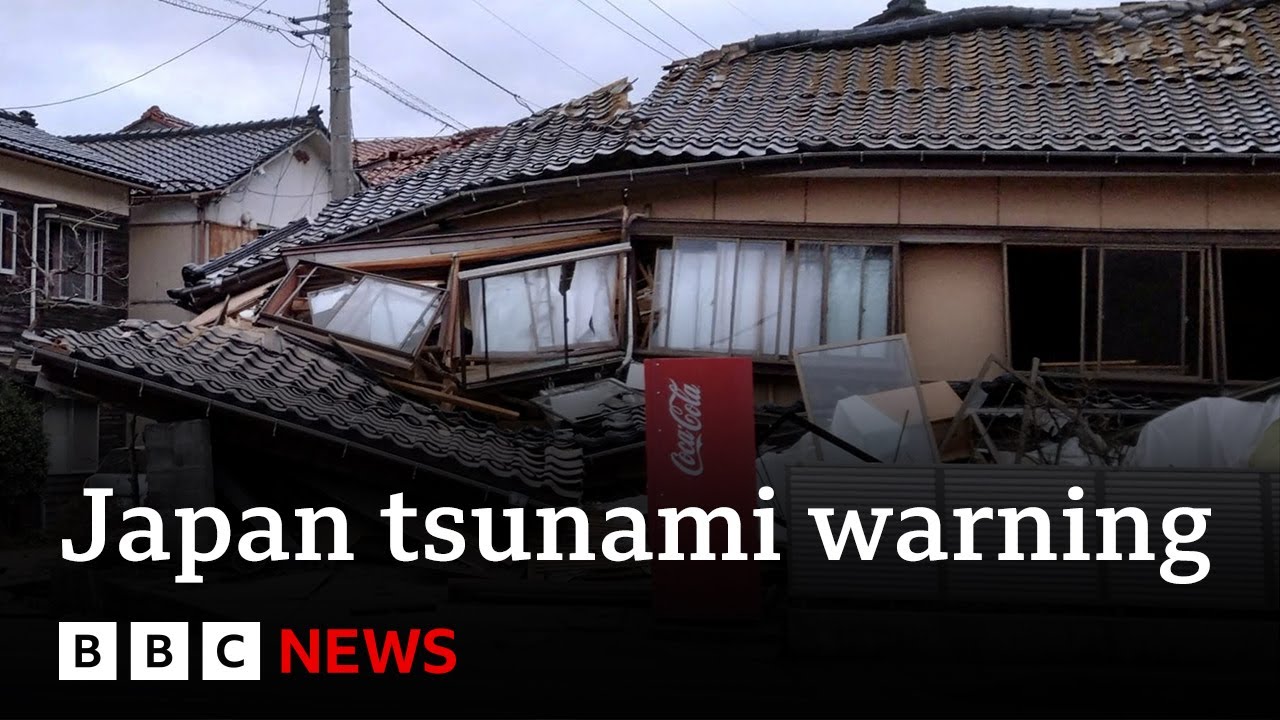 Japan Downgrades Major Tsunami Warning After Earthquakes – Bbc News