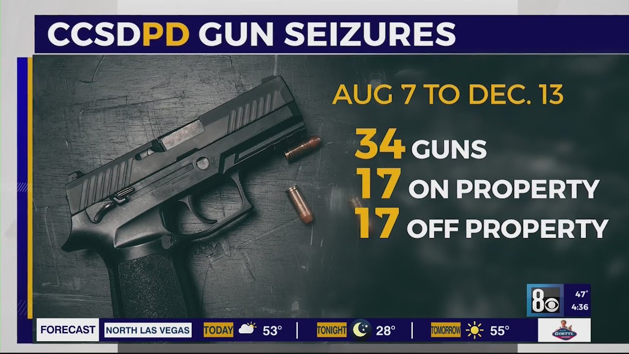 Jara Unclear On Timeline For Metal Detectors At Ccsd Schools Amid Increase In Gun Seizures