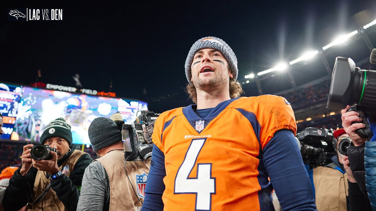 Jarrett Stidham Earns First Nfl Win As Broncos Sweep Chargers | Broncos Postgame Show