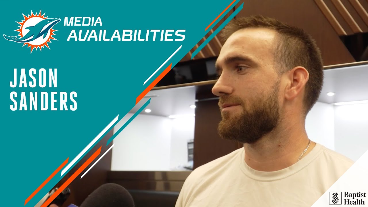 Jason Sanders Meets With The Media | Miami Dolphins | Dolphins News