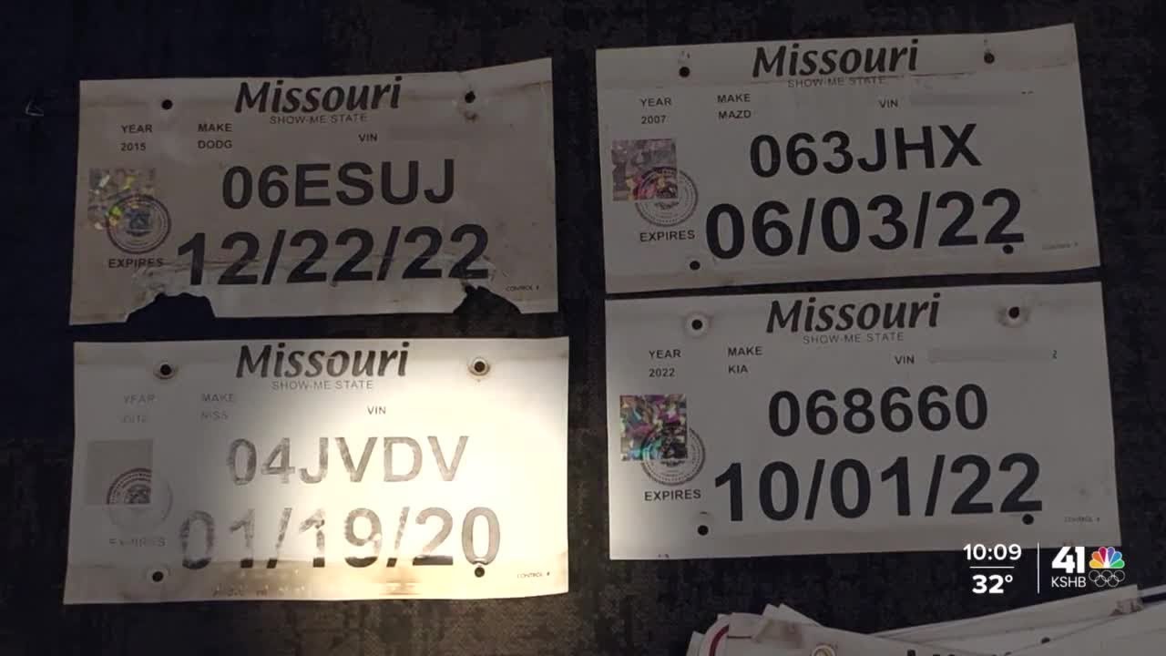 Kansas City-area law enforcement cracking down on expired license plates, registrations