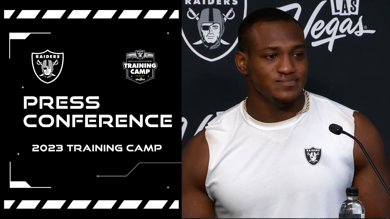 Raiders Live: Deablo, White And Johnson Presser – 8.23.23 | 2023 Training Camp | Nfl