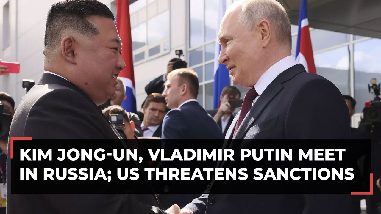 Kim, Putin Meet At Vostochny Spaceport; Us Threatens Sanctions If N Korea Sells Arms To Russia | Econ Times