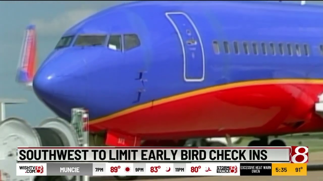 Southwest To Limit Early Bird Check Ins