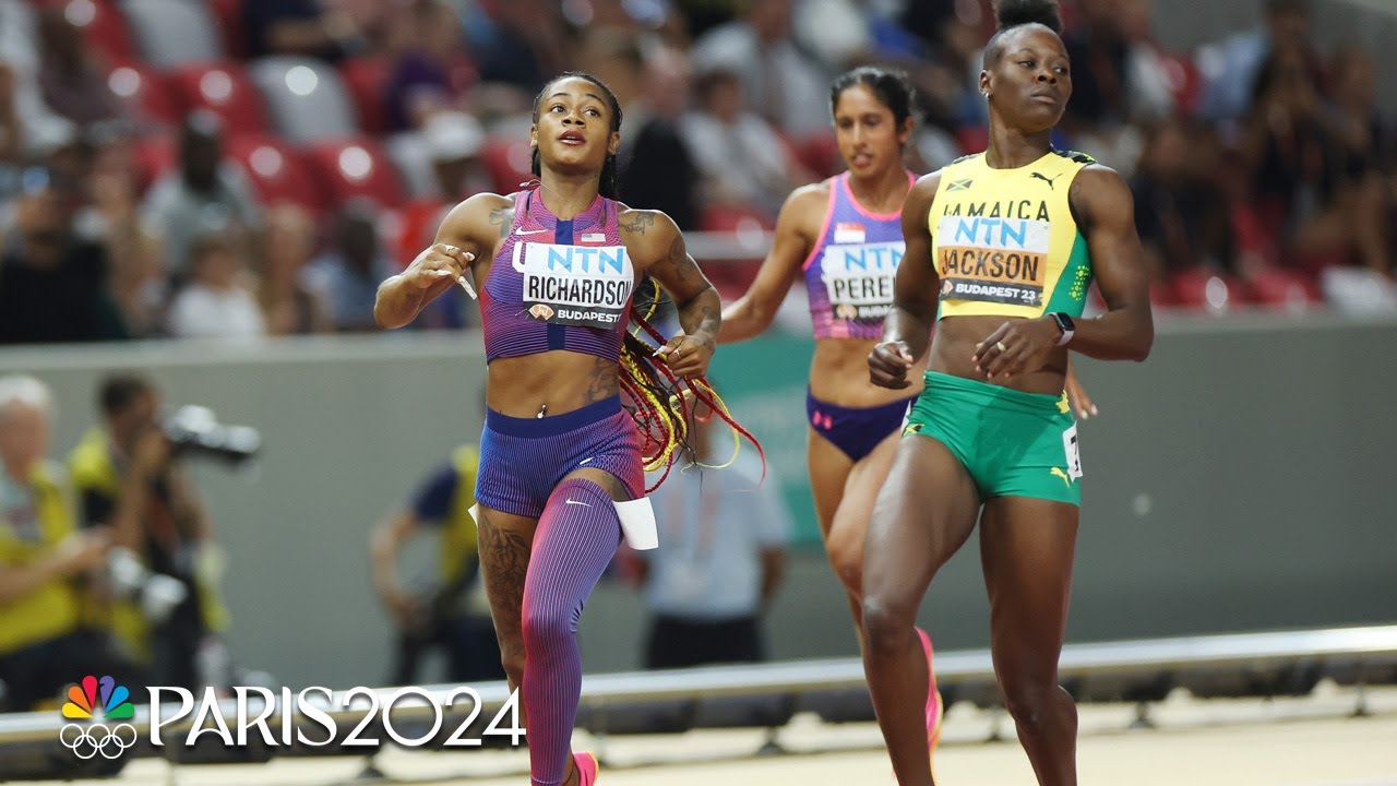 Sha’carri Survives “semi Of Death” To Clinch 200m Finals Spot With Shericka Jackson | Nbc Sports