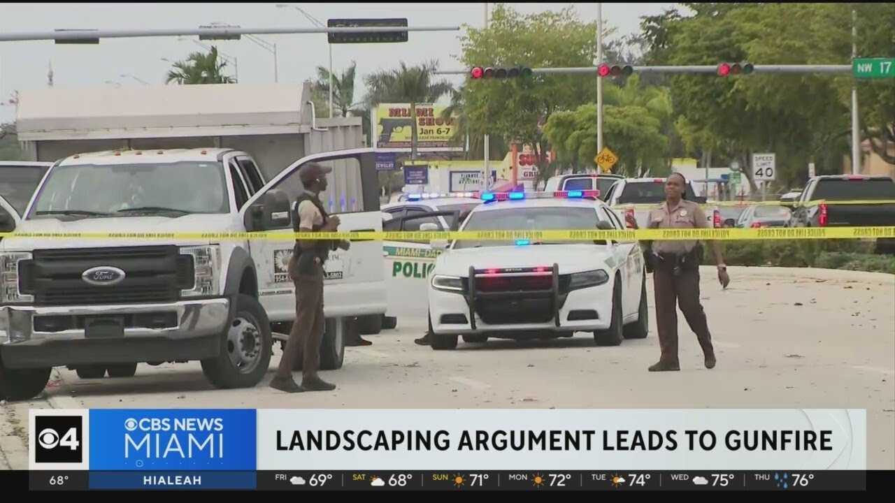 Landscaping Argument Leads To Gunfire In Miami Dade