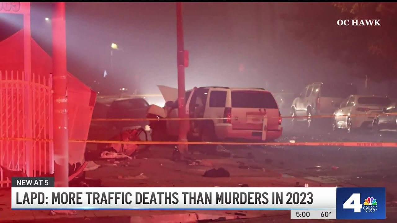 Lapd: More Traffic Deaths Than Murders In 2023