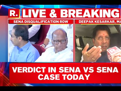 Live: Shiv Sena Disqualification Row; Verdict To Be Given Today