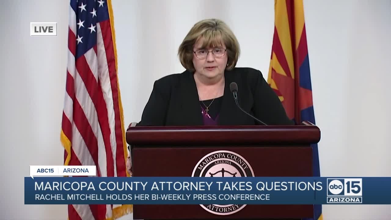 Maricopa County Attorney Rachel Mitchell Hosts Bi Weekly Press Conference