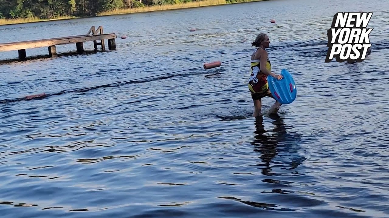 Massive Alligator In ‘attack Mode’ Creeps Up On Kids In Lake As Parents Scream