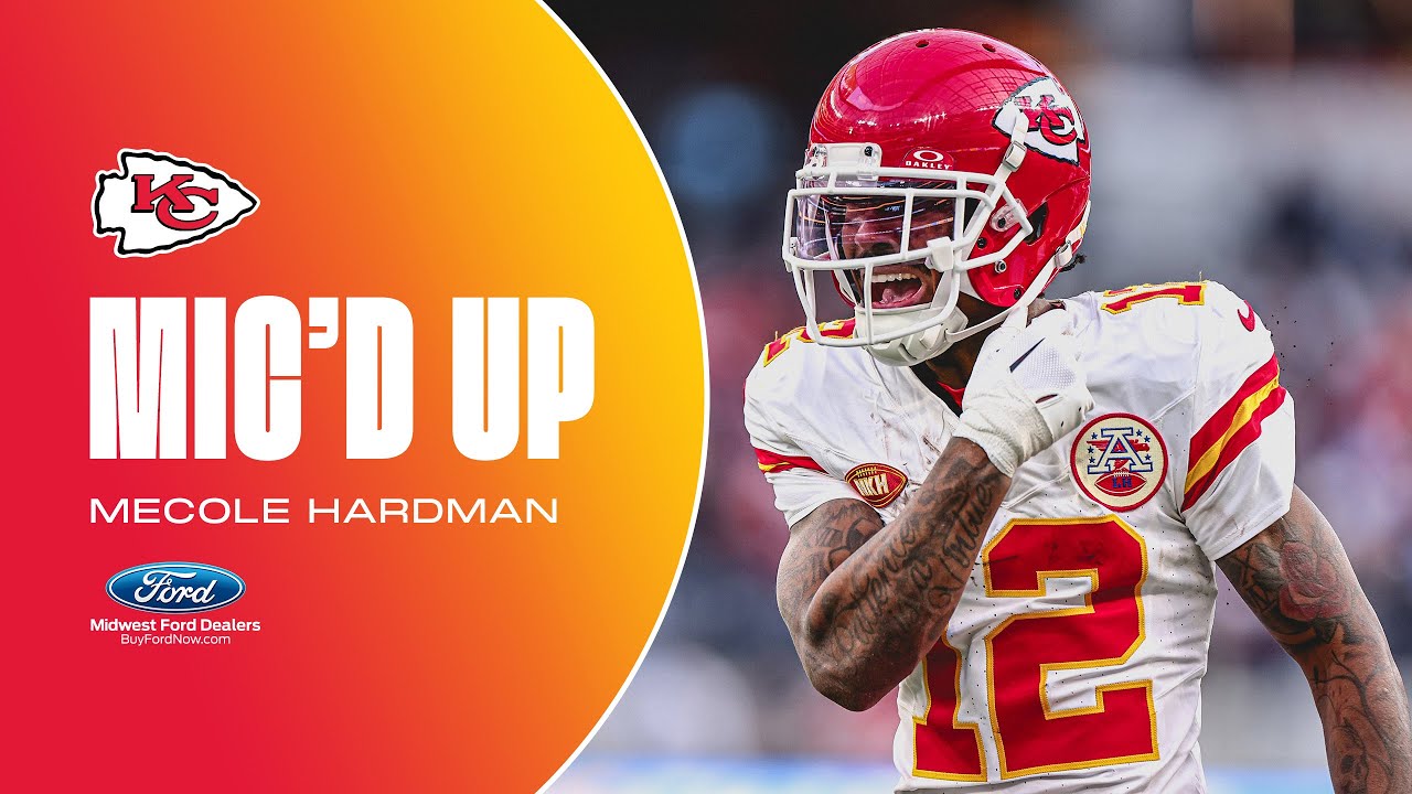 Mecole Hardman Was Mic’d Up For Week 18 Vs. Los Angels Chargers | Kansas City Chiefs | Chiefs News