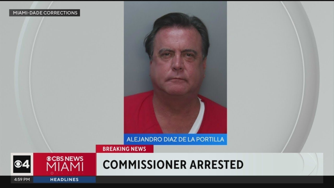 Miami City Commissioner Alex Diaz De La Portilla Arrested By Fdle, Facing Criminal Charges