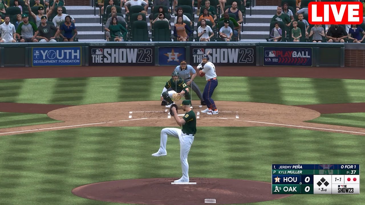 Mlb Live – Houston Astros Vs Oakland Athletics – 12th Sep 2023 | Mlb Full Game – Mlb The Show 23