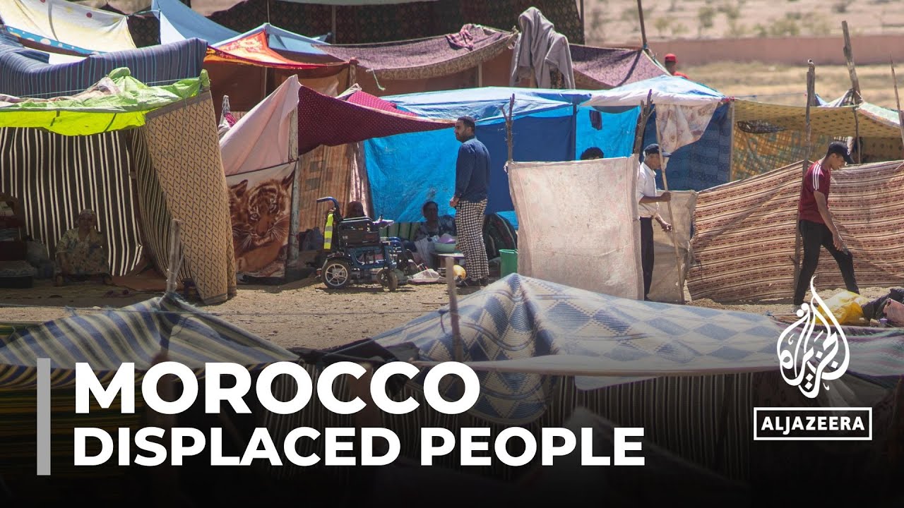 Morocco Earthquake: Displaced People In Marrakesh Move Into Tents