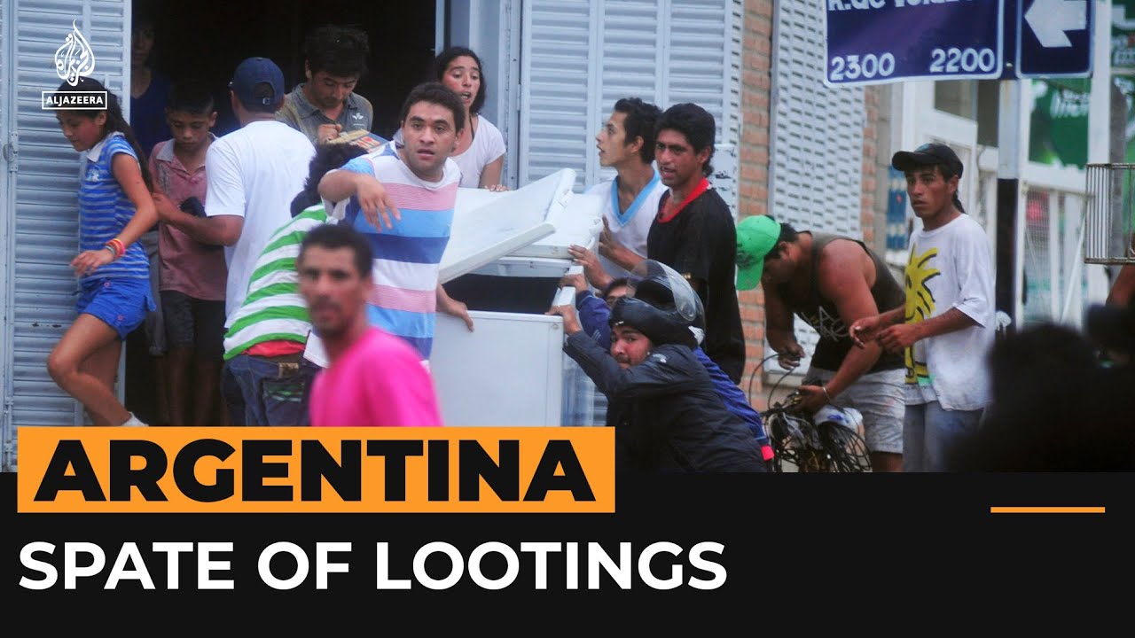 Gangs Of Looters Seen Targeting Stores In Argentina | Al Jazeera Newsfeed