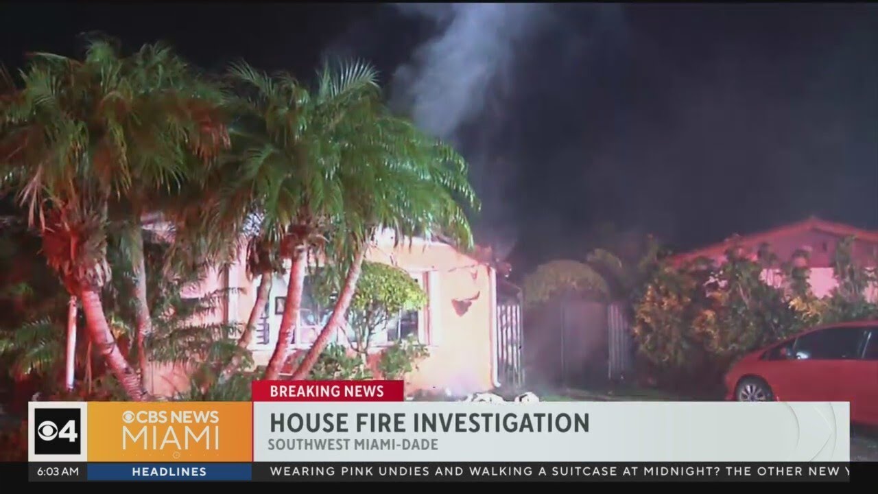 Neighbor Saves Sw Dade Family From Raging House Fire