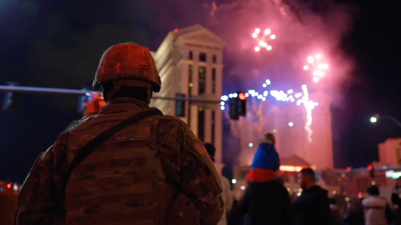 Nevada National Guard Bolsters Security For Las Vegas New Year’s Celebration