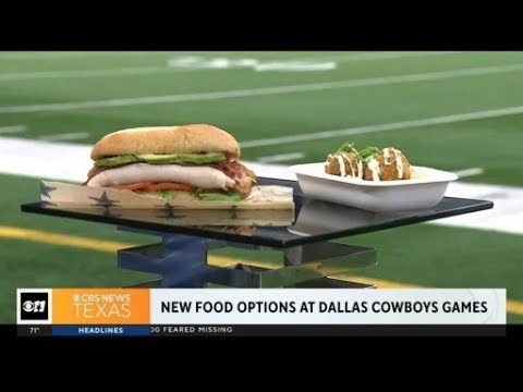 New Food Options At Dallas Cowboys Games | Dallas News