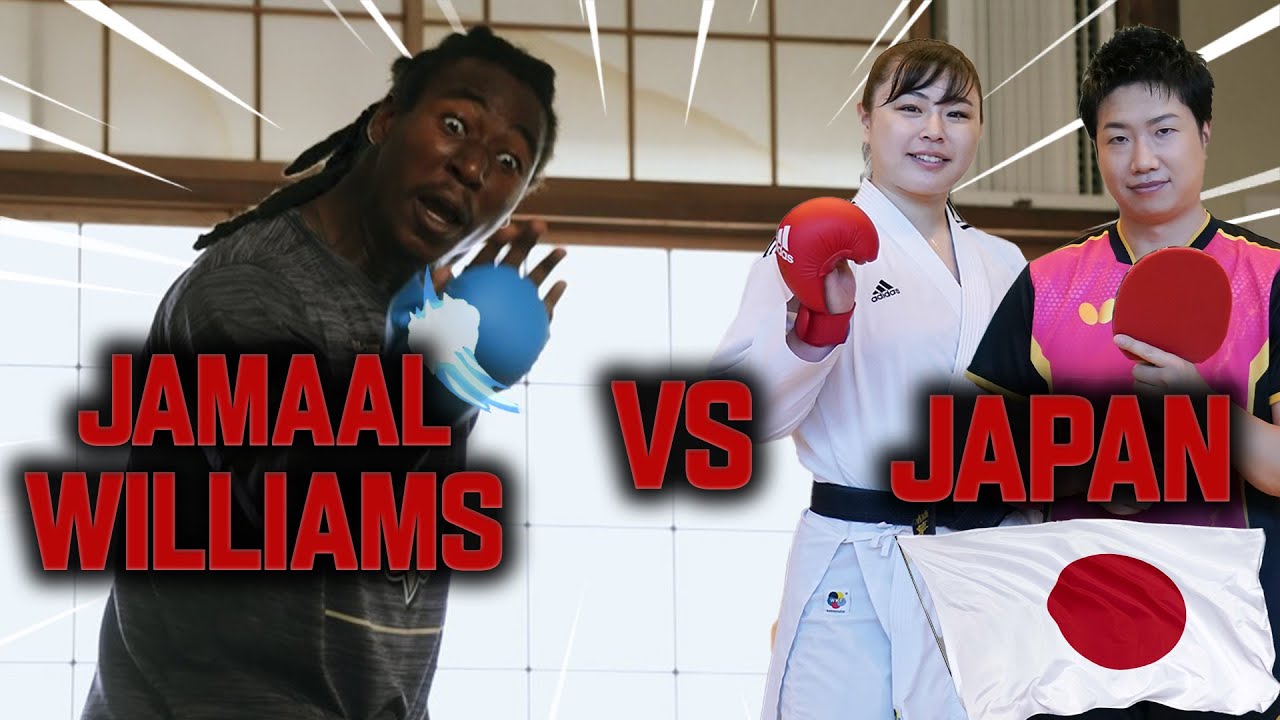 Nfl Star Vs. Japanese Olympians In A Skills Challenge! 🏈🏓🥋