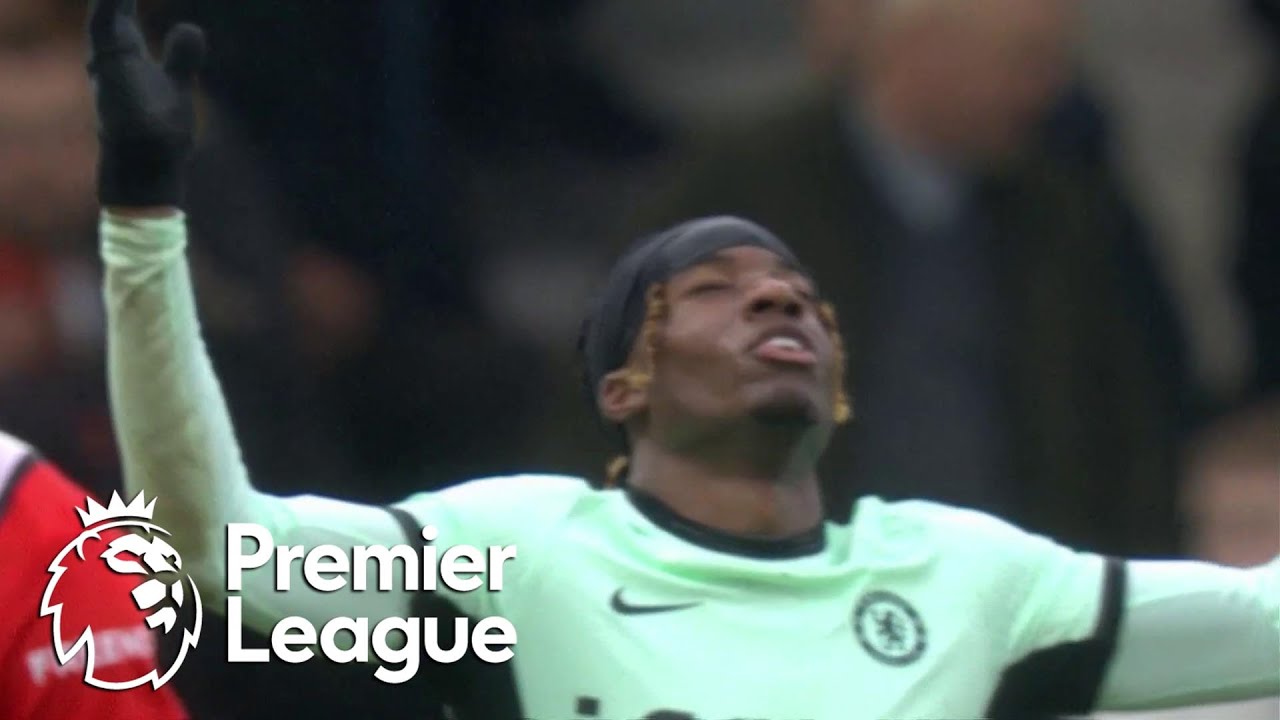 Noni Madueke’s Strike Makes It 2 0 For Chelsea Against Luton Town | Premier League | Nbc Sports