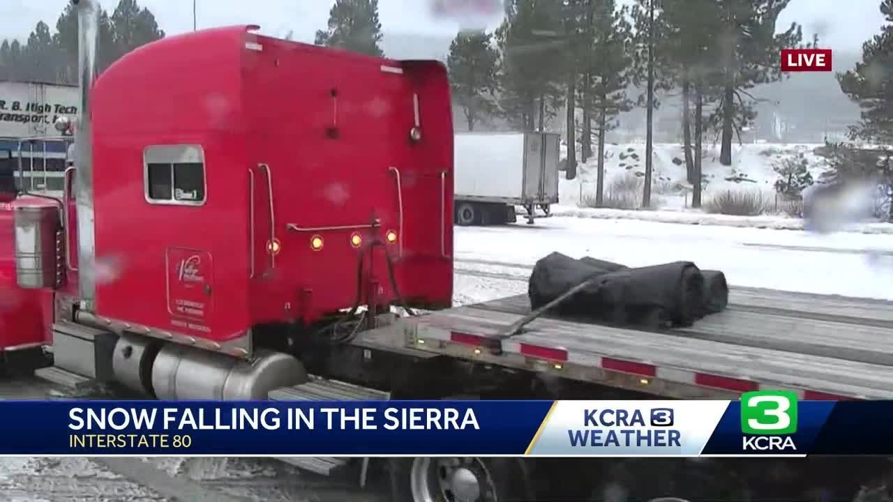 Northern California Winter Storm | Sierra Snow Updates Jan. 10 At 9 A.m.