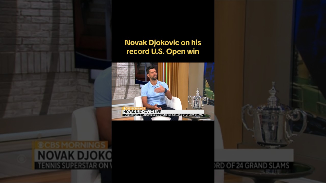 Novak Djokovic On Getting Encouragement From Daughter During U.s. Open Final #shorts