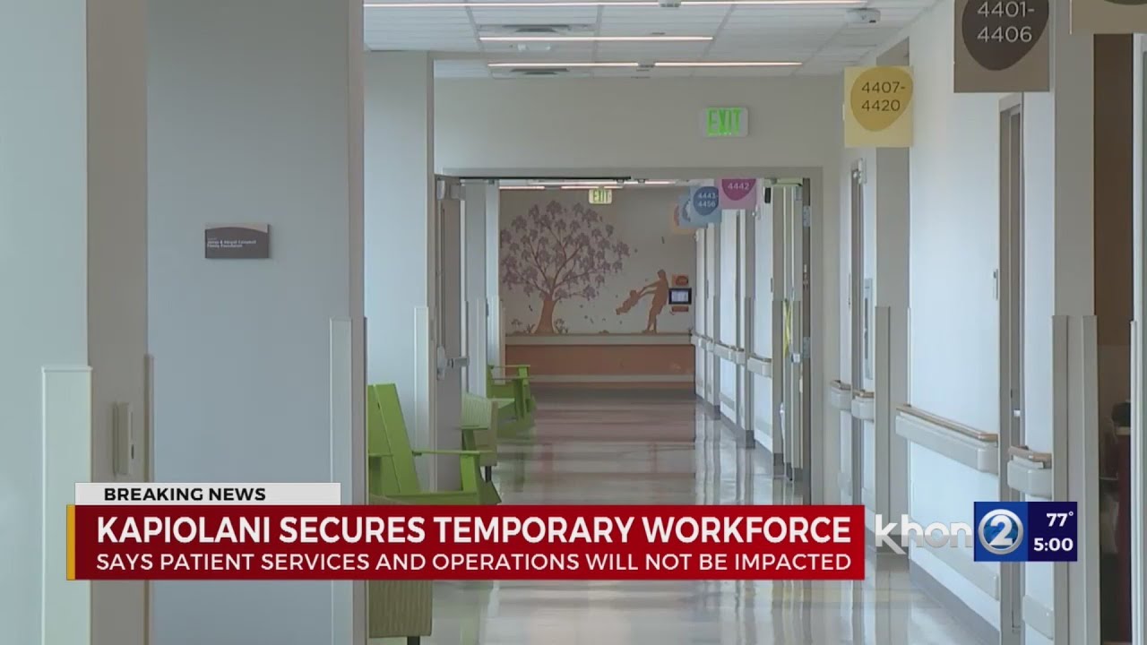 Nurses Set To Strike At Kapiʻolani Med. Center