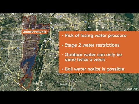 Water Restrictions In Effect For Houston, Grand Prairie