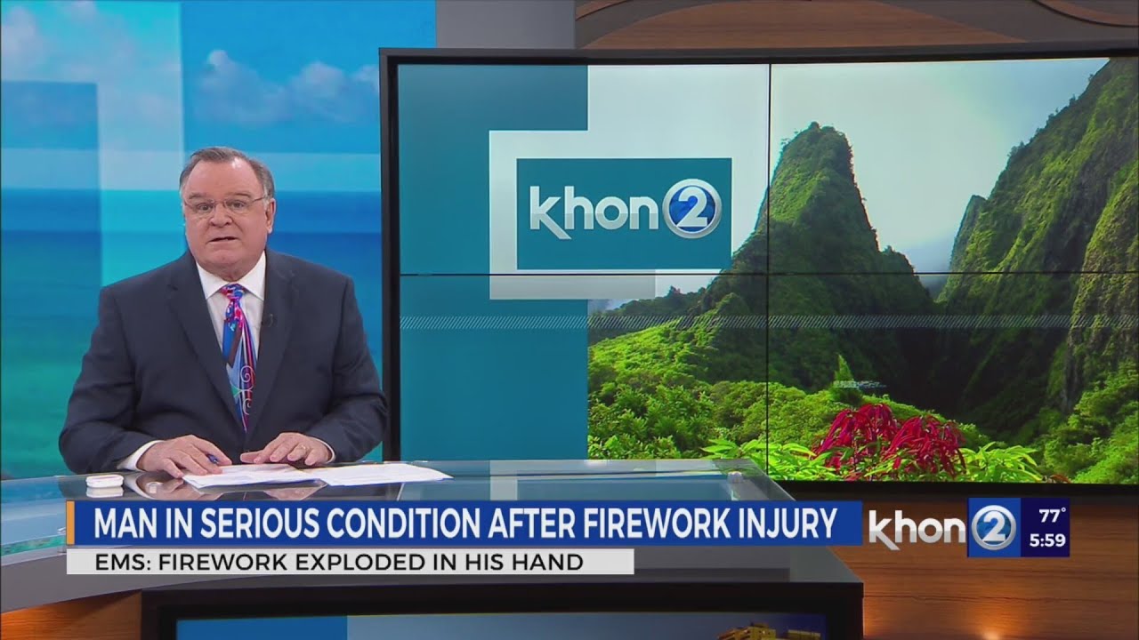 Oahu Man In Serious Condition Following Firework Explosion