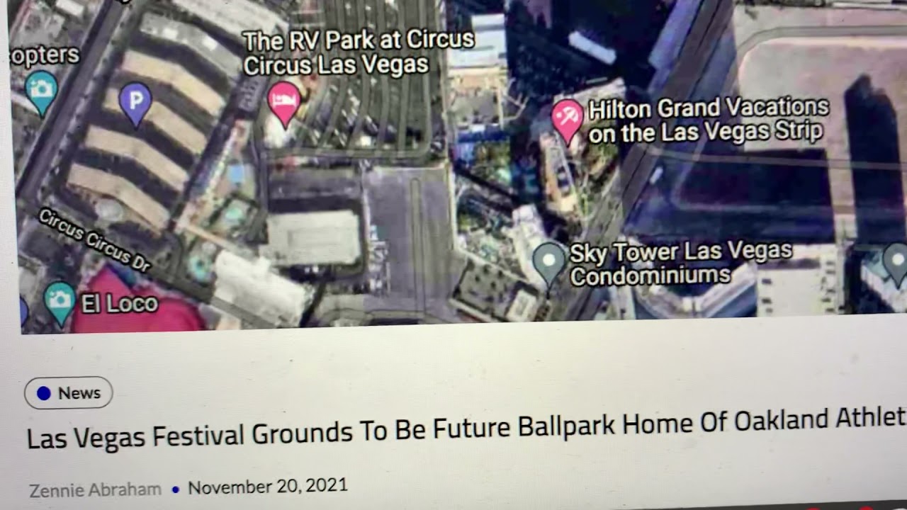 Oakland A’s Ballpark: Las Vegas Festival Grounds To Be Future Home Of Oakland Athletics