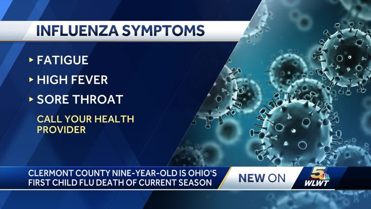 Ohio Health Officials Report First Pediatric Flu Death Of Season Was 9 Year Old From Clermont County