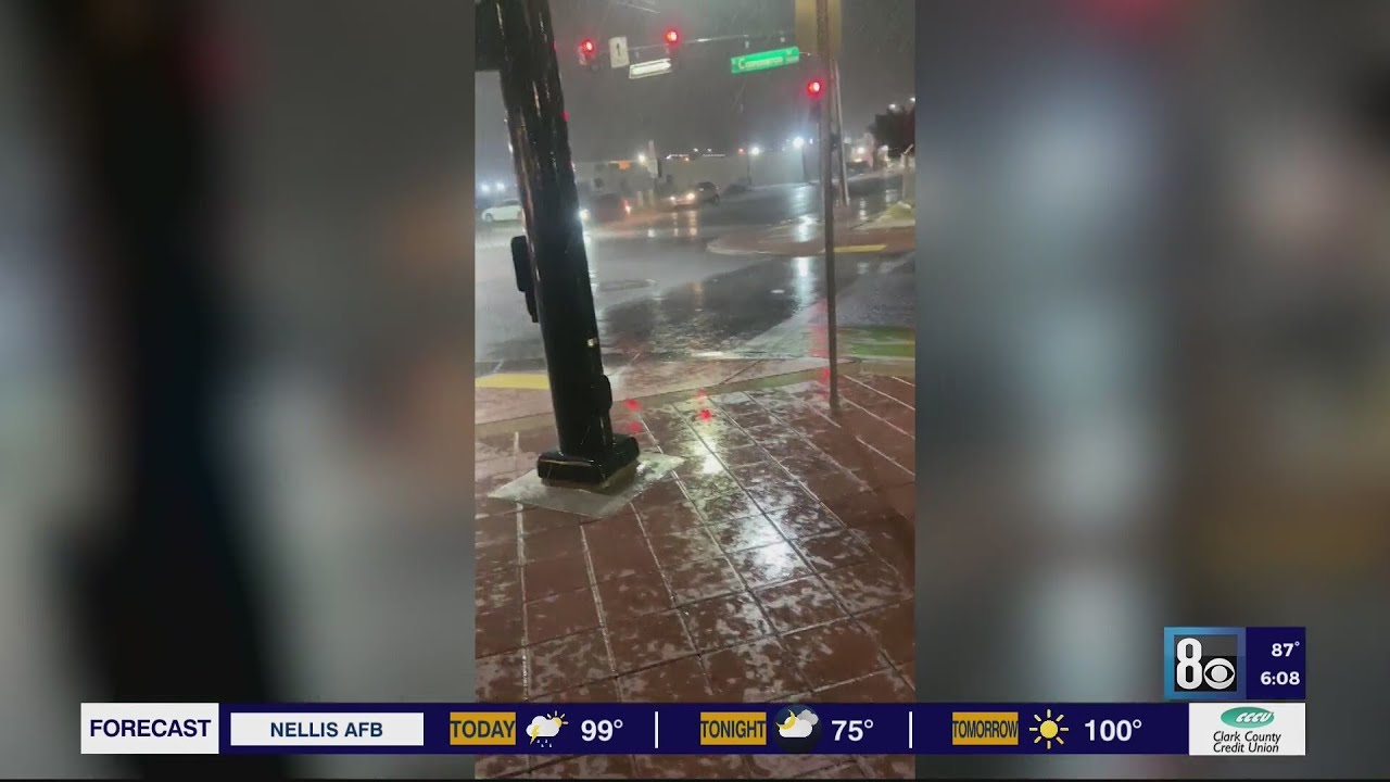 Intense Rain, Flooding Hit Las Vegas Arts District On Wednesday