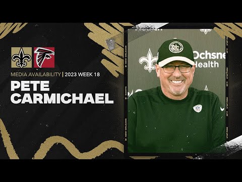 Pete Carmichael Talks Red Zone Practice, Derek Carr | New Orleans Saints | Saints News