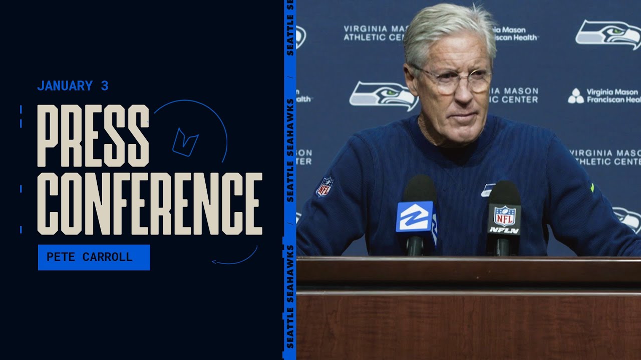 Pete Carroll: “we Have To Get This Game Done” | Press Conference – January 3, 2024