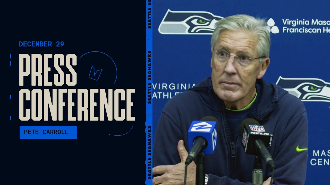 Pete Carroll: “we’re In Good Shape And Ready To Go” | Press Conference – December 29, 2023