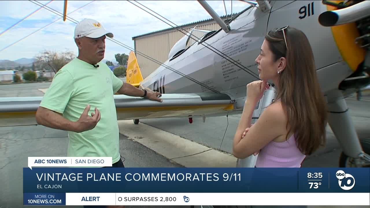 Pilot Uses Vintage Plane To Honor 9 11 Victims | San Diego News