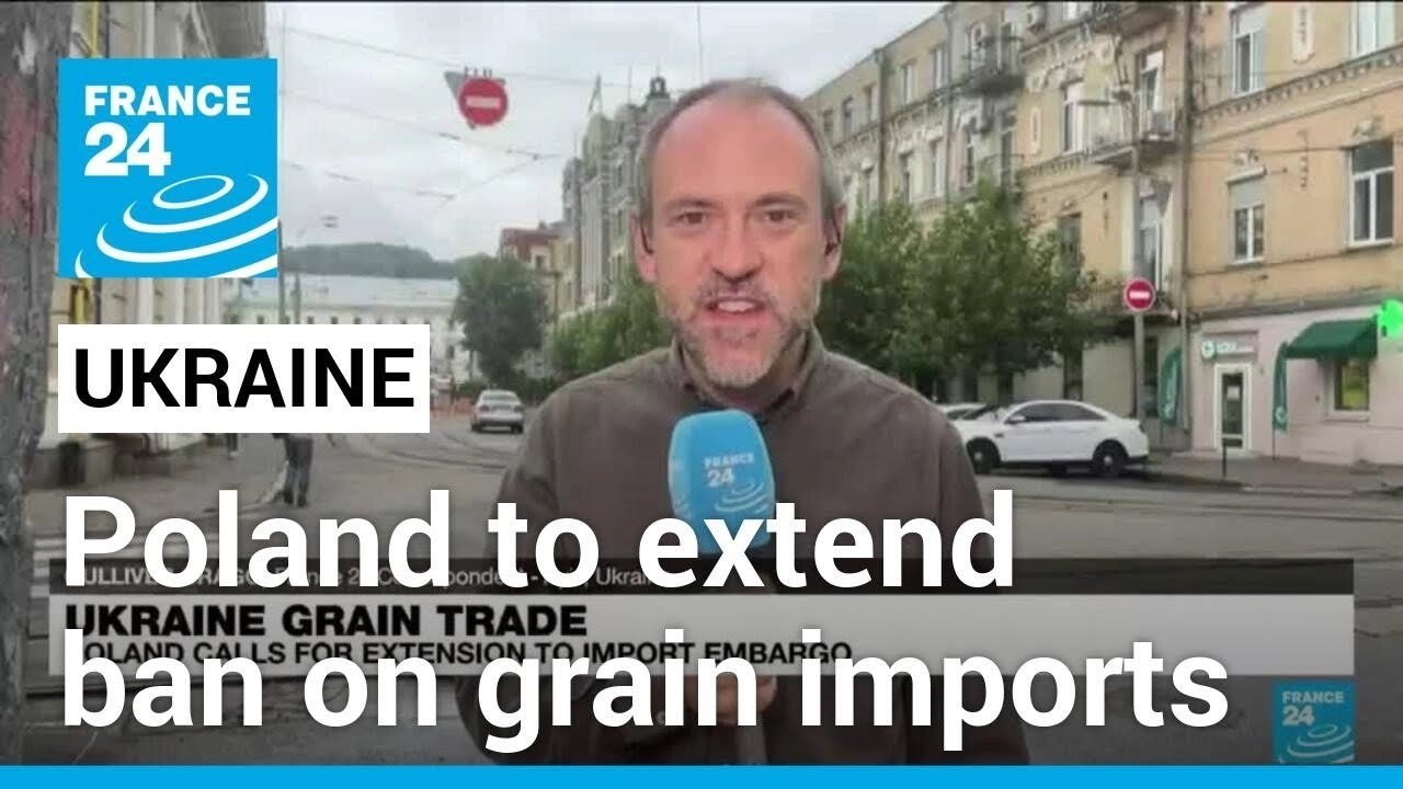 Poland Says Will Extend Ban On Ukraine Grain Imports • France 24 English