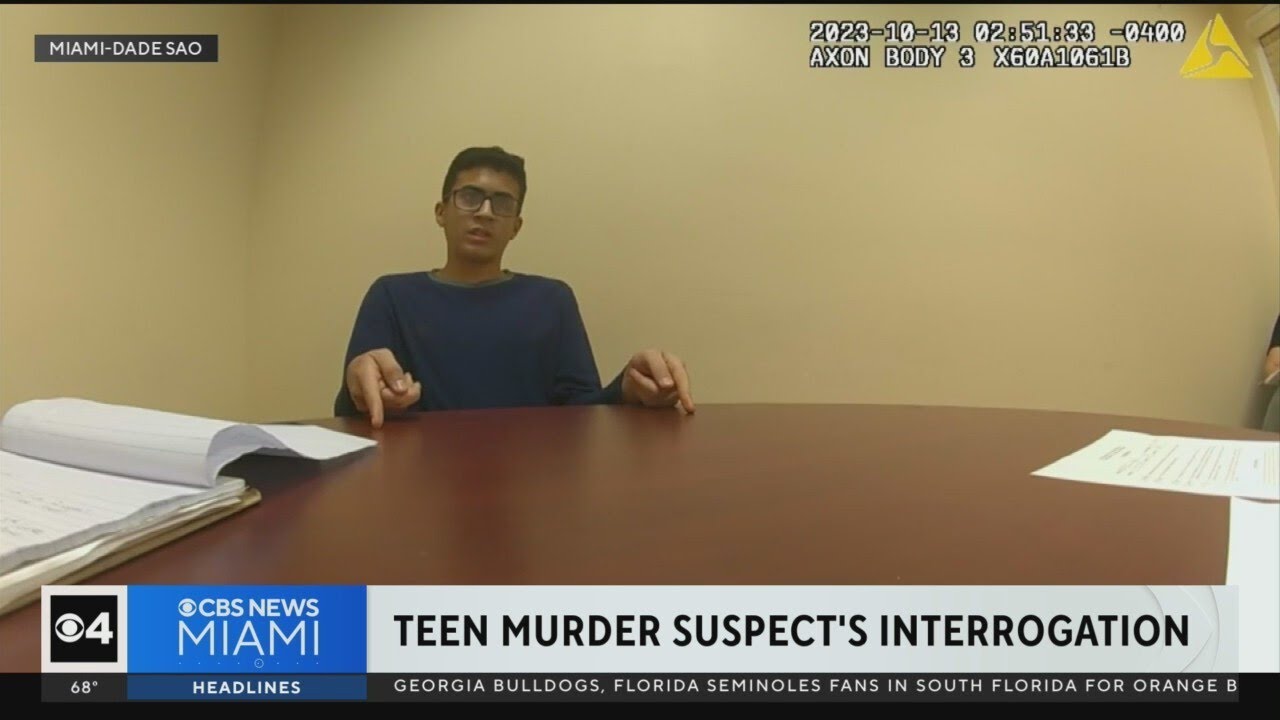 Police Video Shows Hialeah Teen Derek Rosa, 13, Confessing To Killing Sleeping Mom