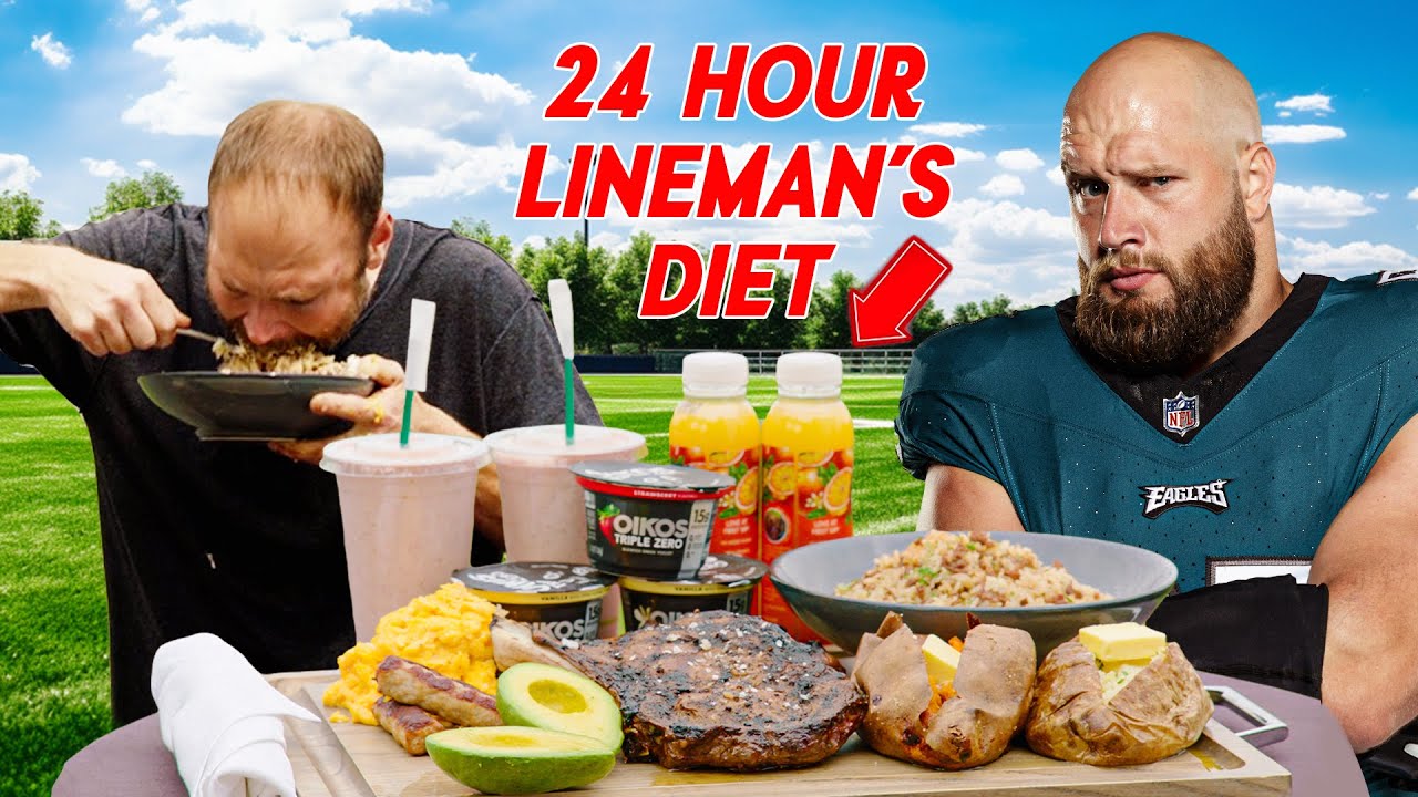 Pro Eater Vs Nfl Lineman’s Insane Daily Diet