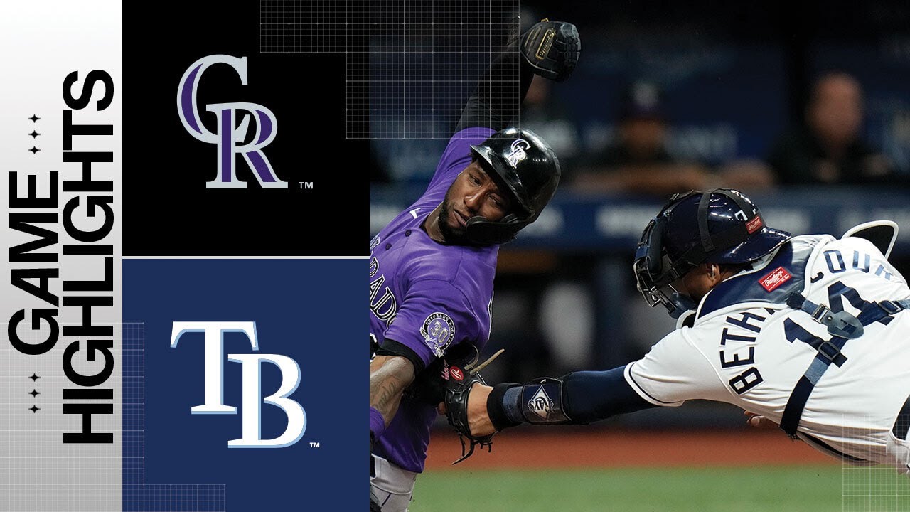 Rockies Vs. Rays Game Highlights 8/23/23 | Mlb Highlights