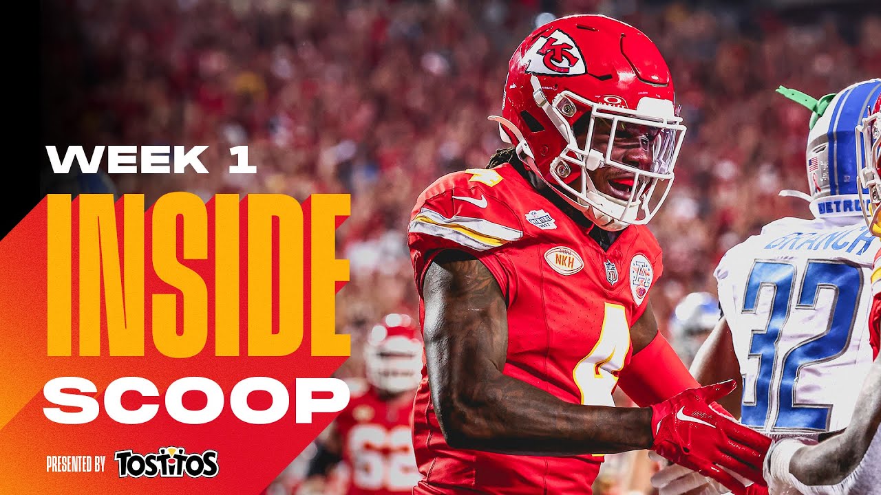 Rashee Rice Is All About That Space | Inside Scoop 2023 Week 1 | Kansas City Chiefs | Chiefs News