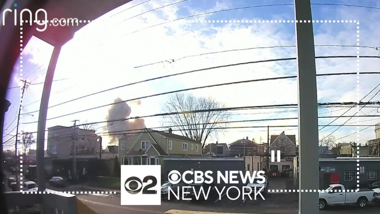 Ring Camera Video Shows Waste Plant Explosion In Connecticut