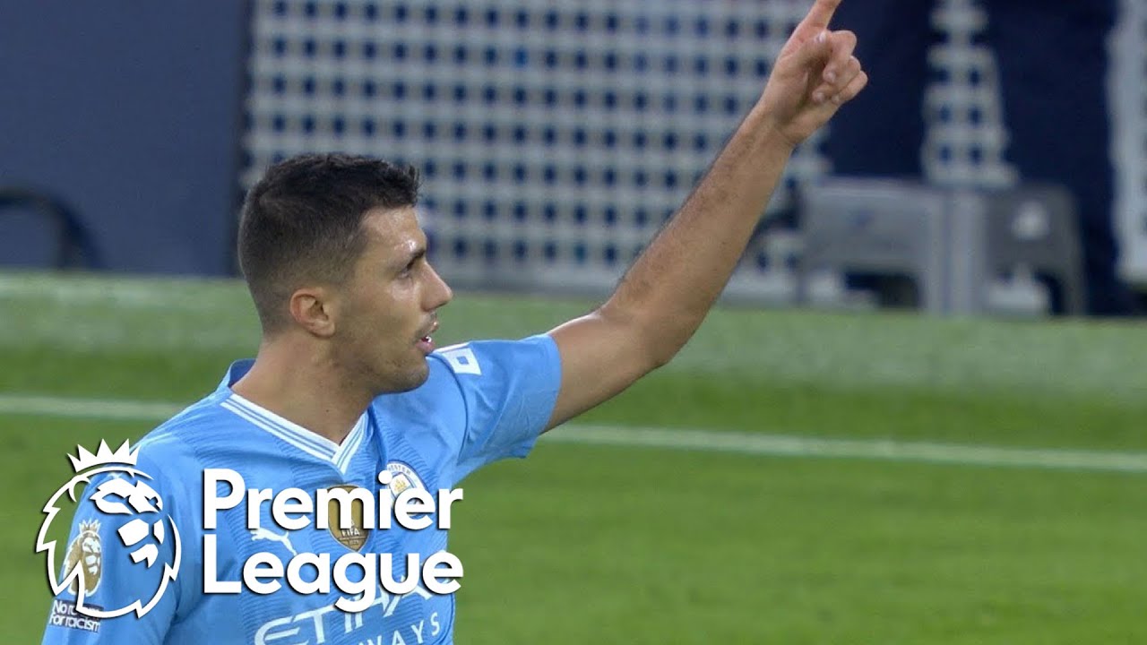 Rodri Toe Pokes Manchester City In Front Of Sheffield United | Premier League | Nbc Sports