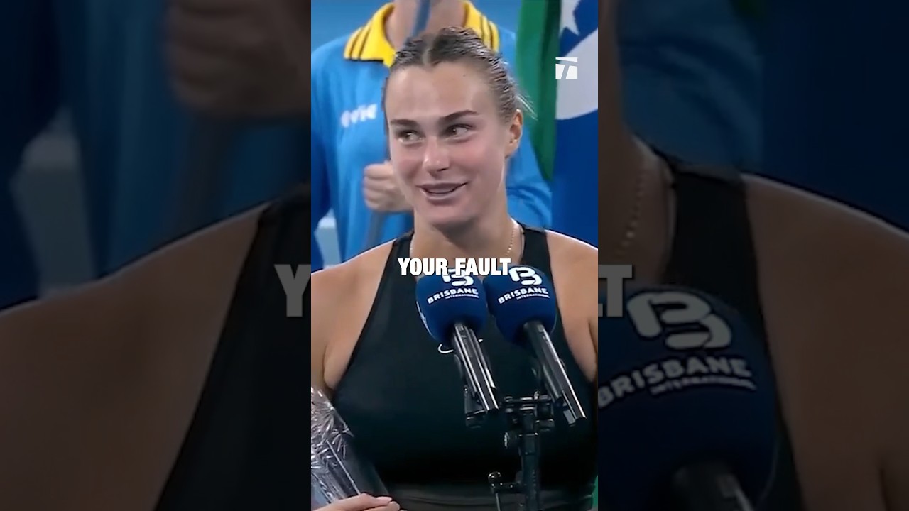 Sabalenka Roasts Her Coaches 🔥 #tennisplayer #sabalenka #brisbane | Tennis News