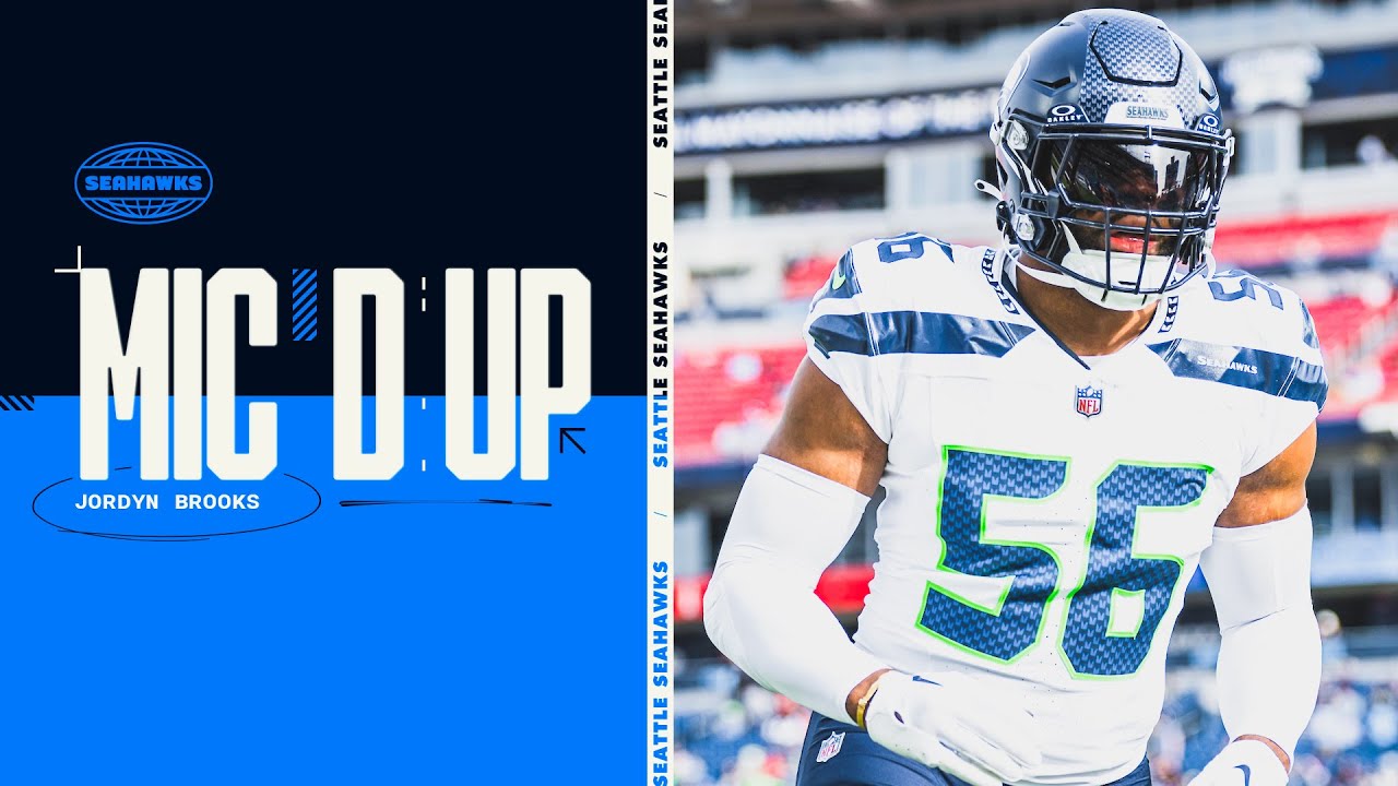 Seahawks Mic’d Up: Jordyn Brooks – Week 16 | 2023 Seattle Seahawks