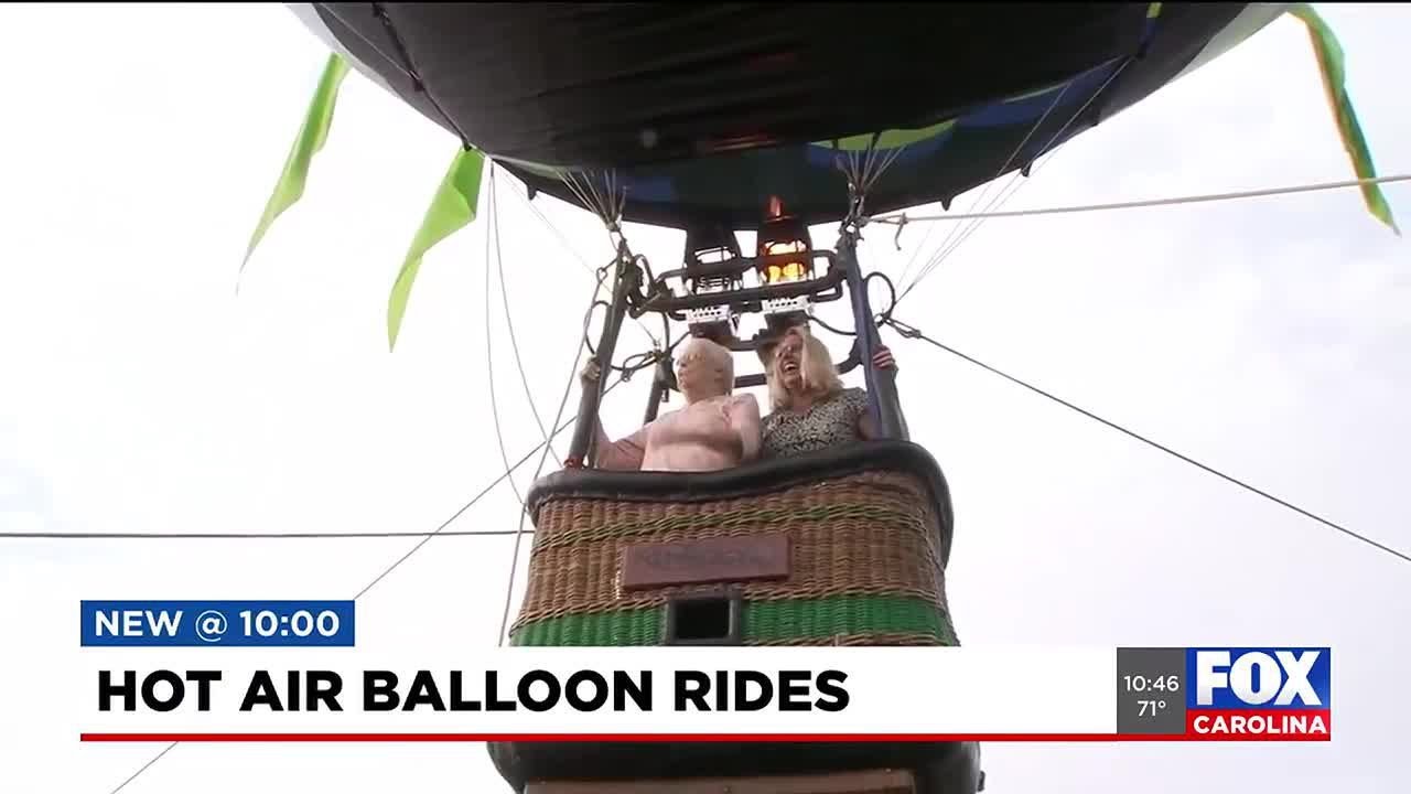 Seniors Take Hot Air Balloon Rides In Anderson