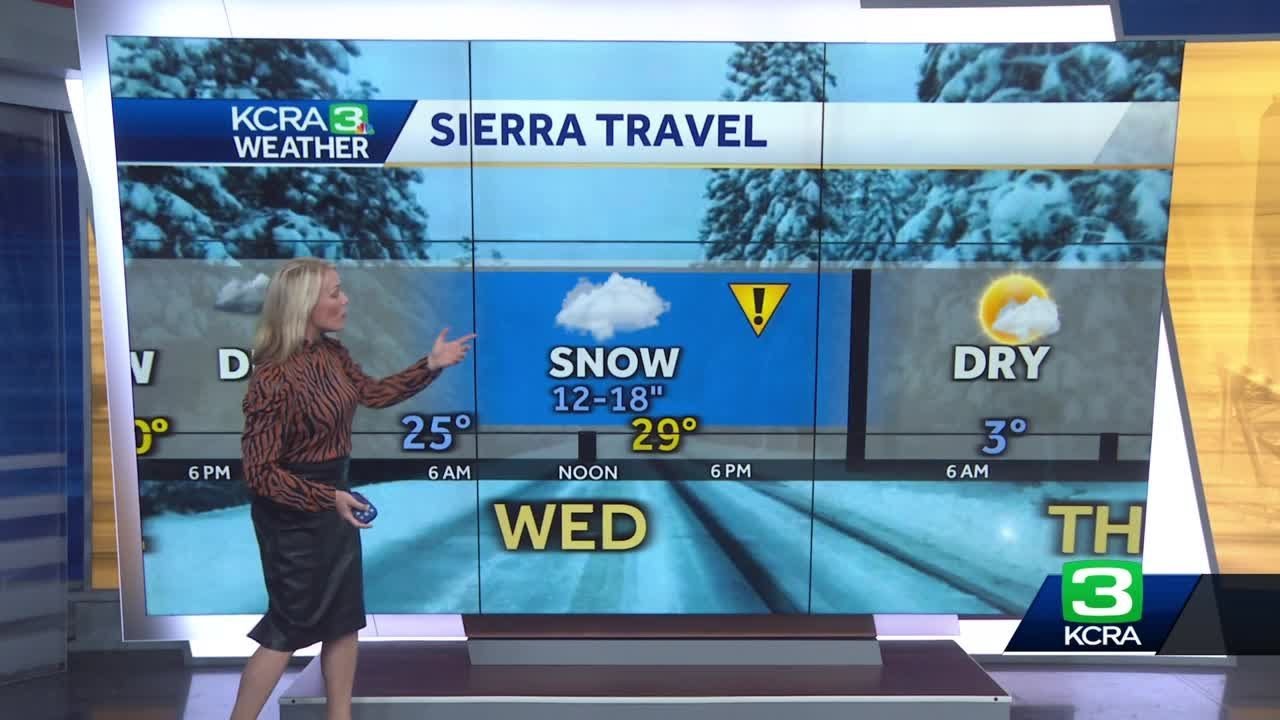 Sierra Travel Not Advised On Wednesday